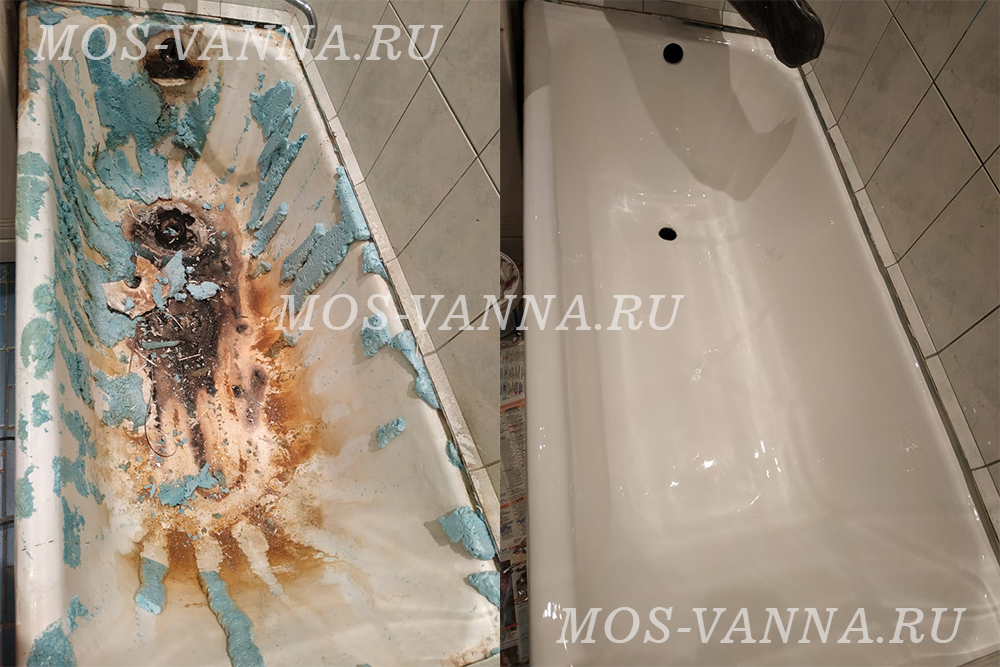 Реставрация ванны в Ногинске